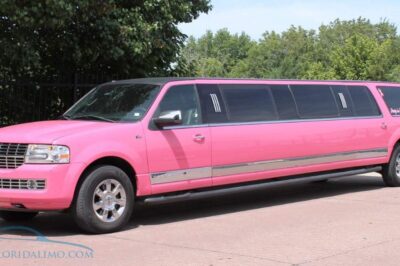 Pink Navigator Limo In South Florida